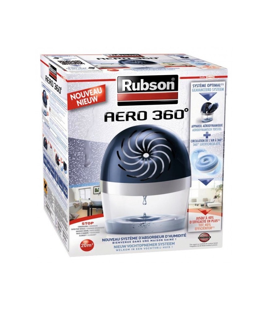 Absorbeur PowerTab Aero 360 Stop - 20 m² - RUBSON Absorbeur PowerTab Aero 360 Stop - 20 m² - RUBSON