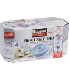 Recharges PowerTab Aero 360 pour absorbeur - Lot de 4 - RUBSON