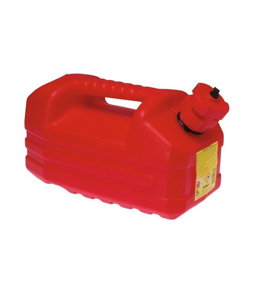 Jerrican rouge 5 L avec bouchon verseur - EDA