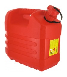 Jerrican rouge 10 L avec bouchon verseur - EDA