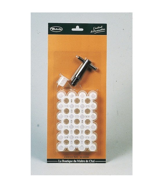 Tire-bouchon Pratic + 40 bouchons - DUHALLE