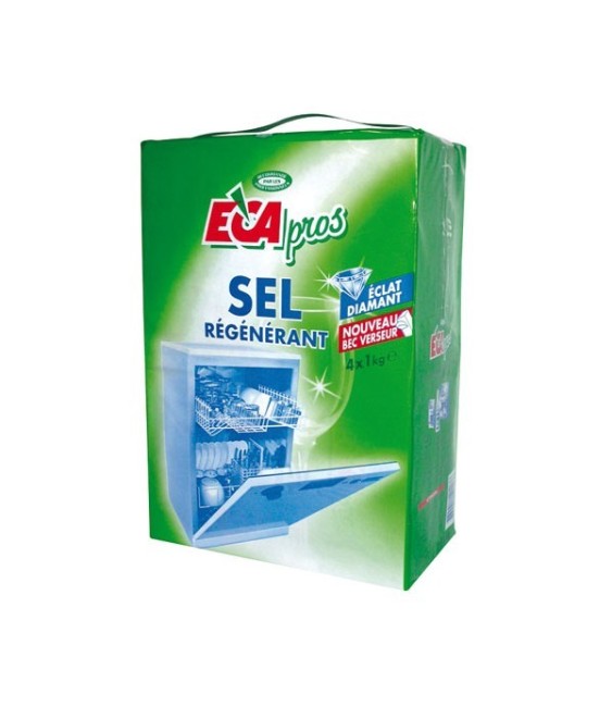 Sel anti-calcaire Eca pros - 4 sachets 1 kg