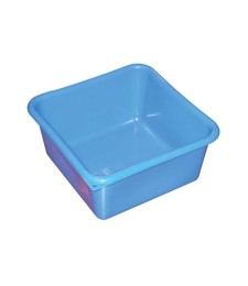 Cuvette carrée - Bleu - 15 L - 38 cm
