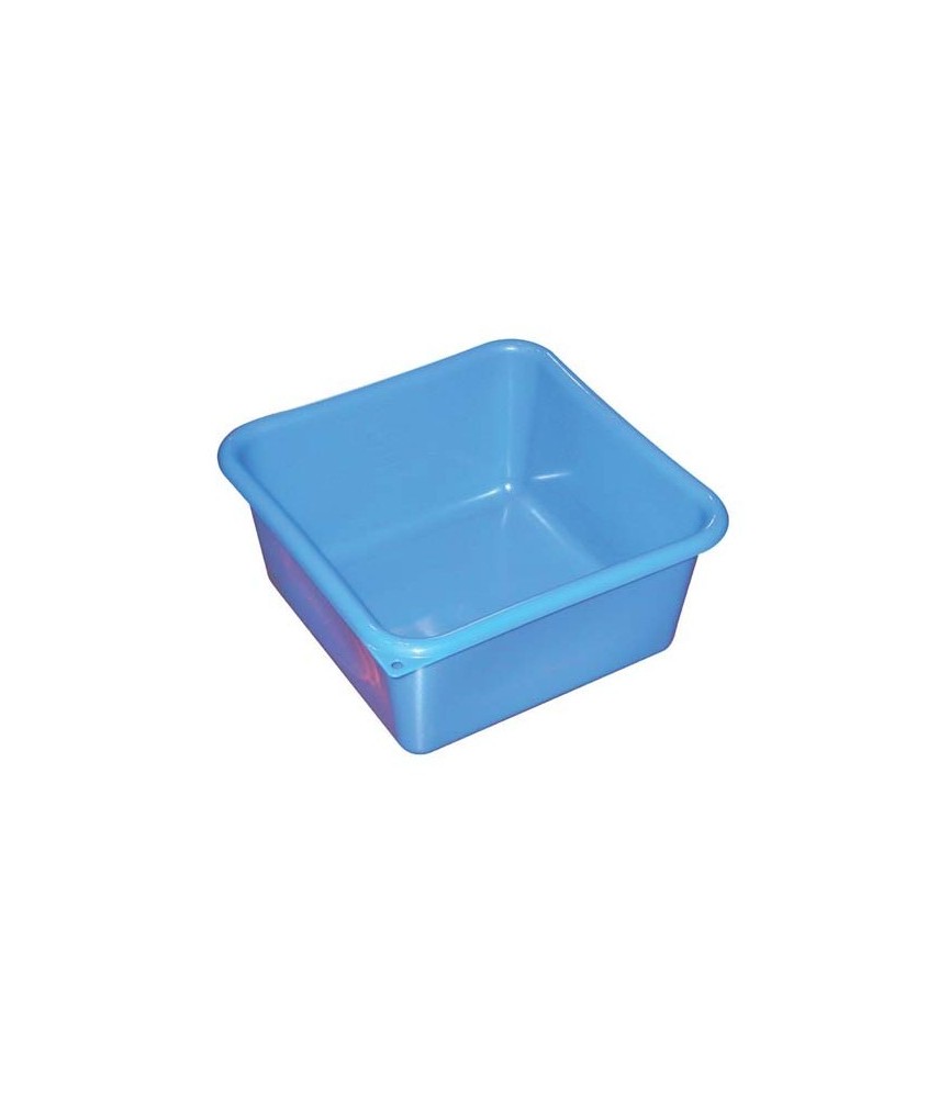 Cuvette carrée - Bleu - 15 L - 38 cm