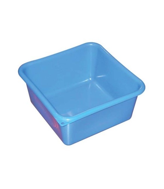 Cuvette carrée - Bleu - 15 L - 38 cm