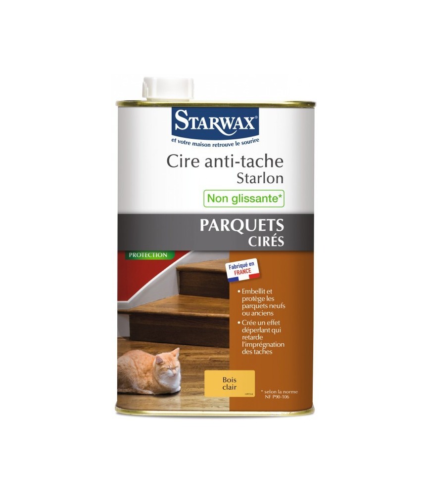 Cire anti tâche - Bois clair - 1 L - STARWAX Cire anti tâche - Bois clair - 1 L - STARWAX