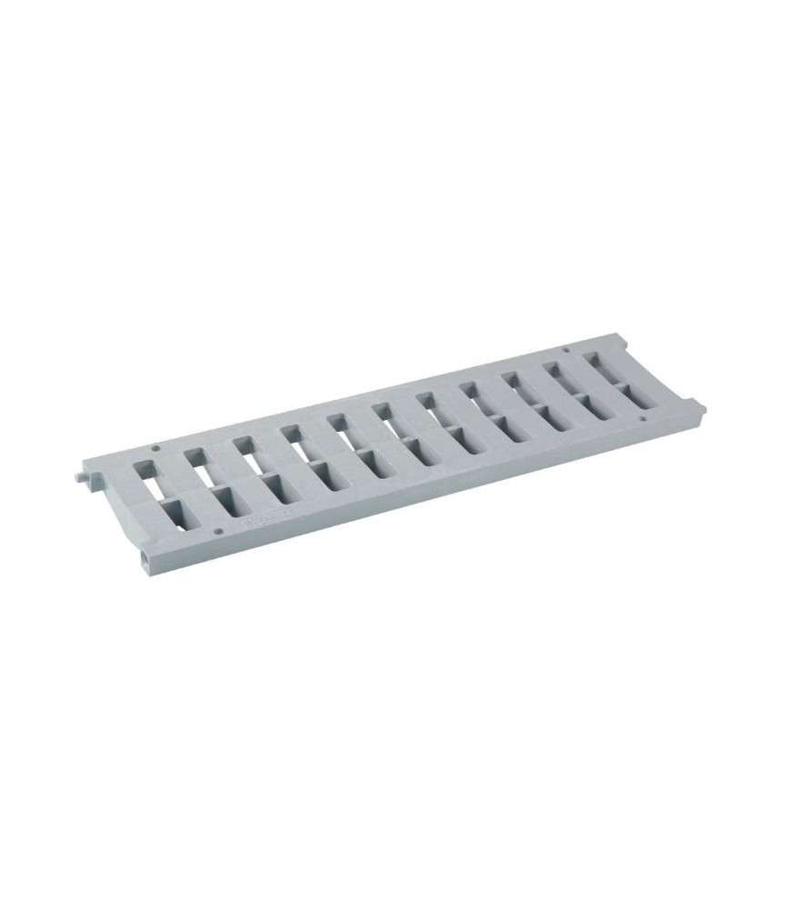Grille pour caniveau PVC - Gris - Grille pour caniveau PVC - Gris -