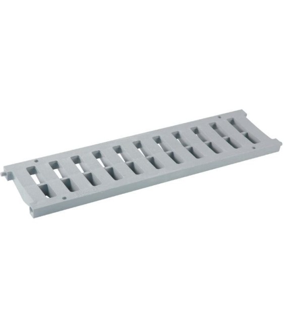 Grille pour caniveau PVC - Gris -