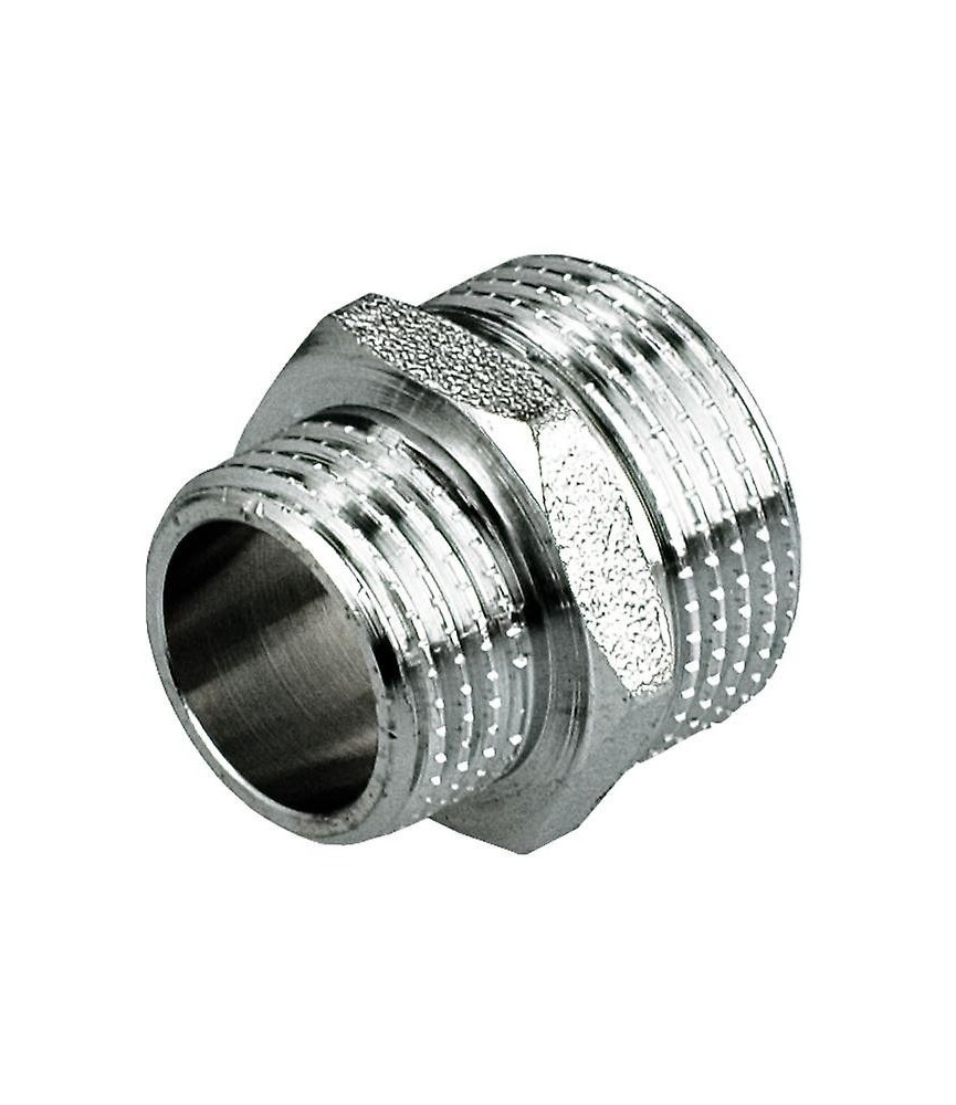 Mamelon de réduction - Chromé - Mâle - 3/4" x 1/2" Mamelon de réduction - Chromé - Mâle - 3/4" x 1/2"