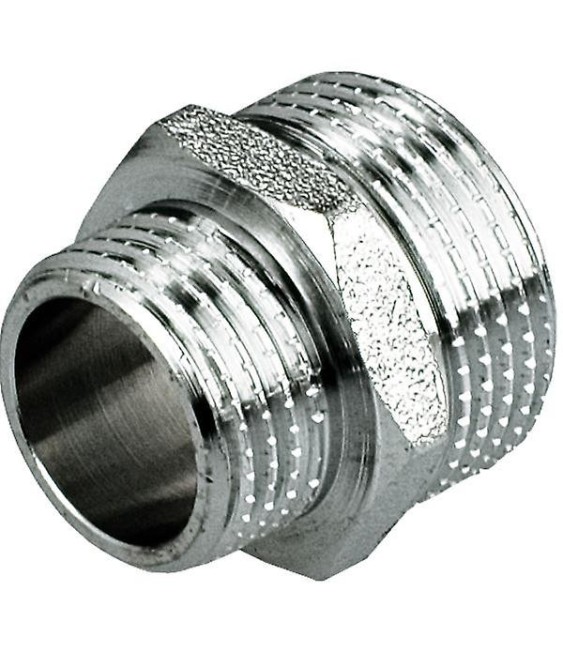 Mamelon de réduction - Chromé - Mâle - 3/4" x 1/2"