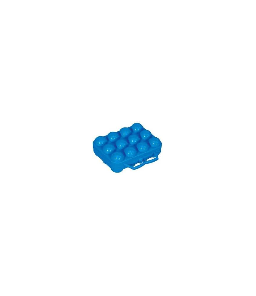 Boîte à oeufs - 12 cases - bleu - ALUMINIUM ET PLASTIQUE Boîte à oeufs - 12 cases - bleu - ALUMINIUM ET PLASTIQUE