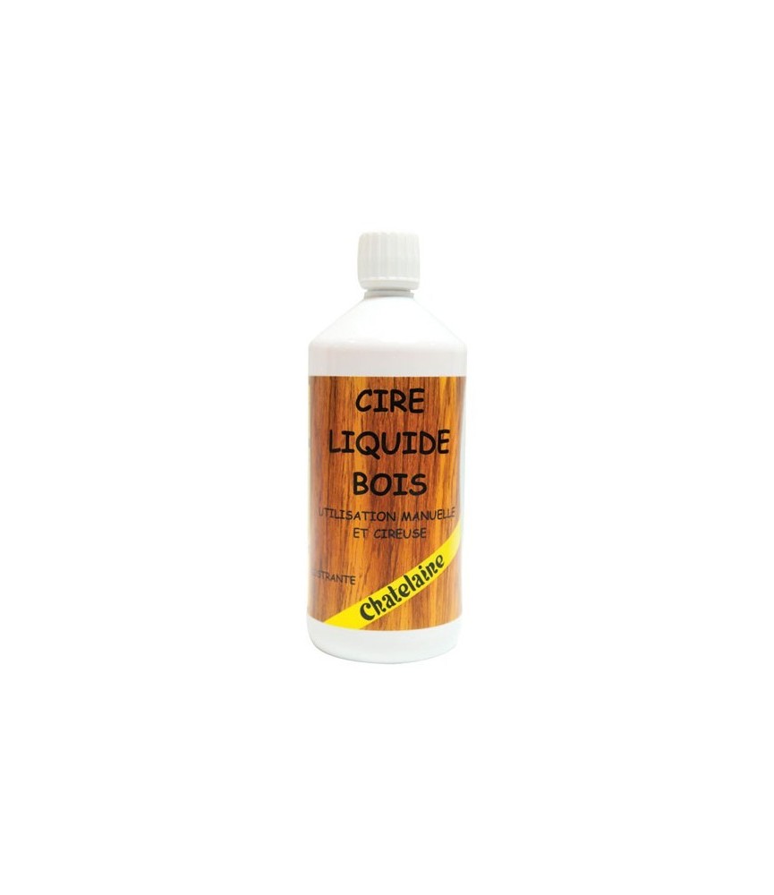 Cire liquide pour cireuse électrique - 1 L - bois mixte