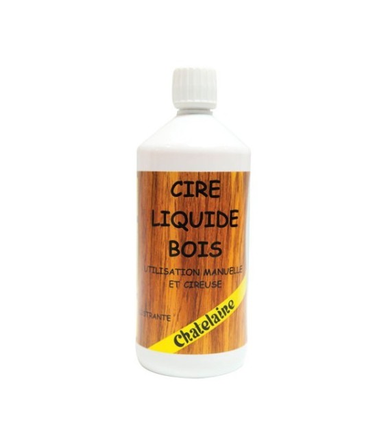 Cire liquide pour cireuse électrique - 1 L - bois mixte
