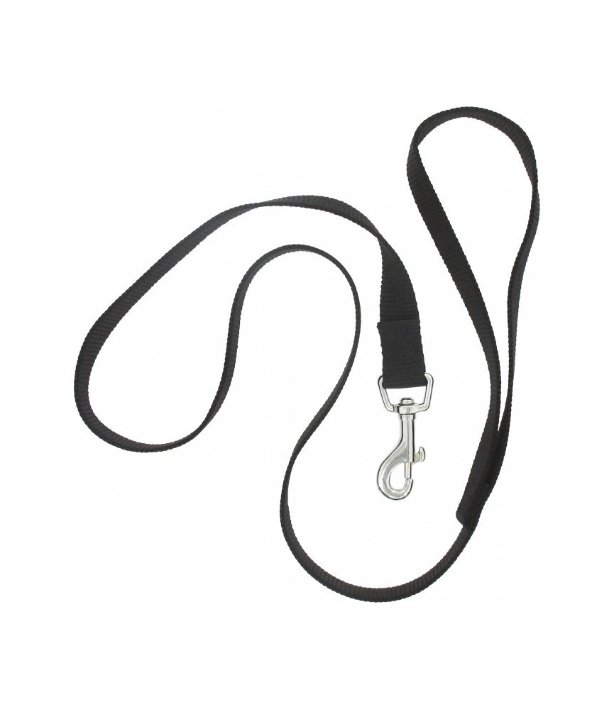 Laisse polypro noir en nylon pour chien - ZOLUX Laisse polypro noir en nylon pour chien - ZOLUX