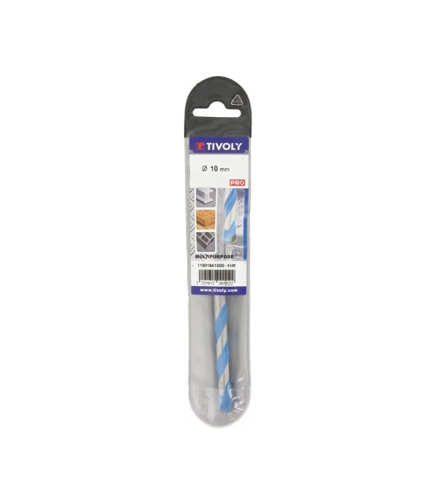 Foret béton Multi Purpose 10 mm - TIVOLY Foret béton Multi Purpose 10 mm - TIVOLY