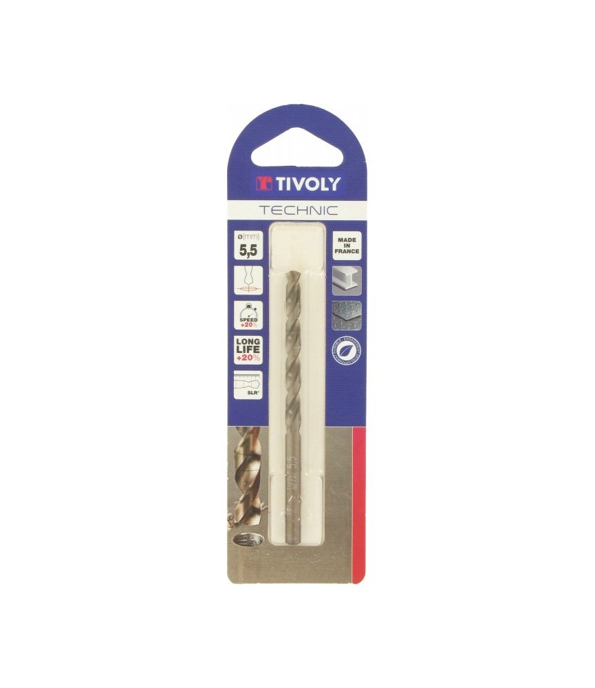 Foret métaux technic SLR  5.5 mm - TIVOLY