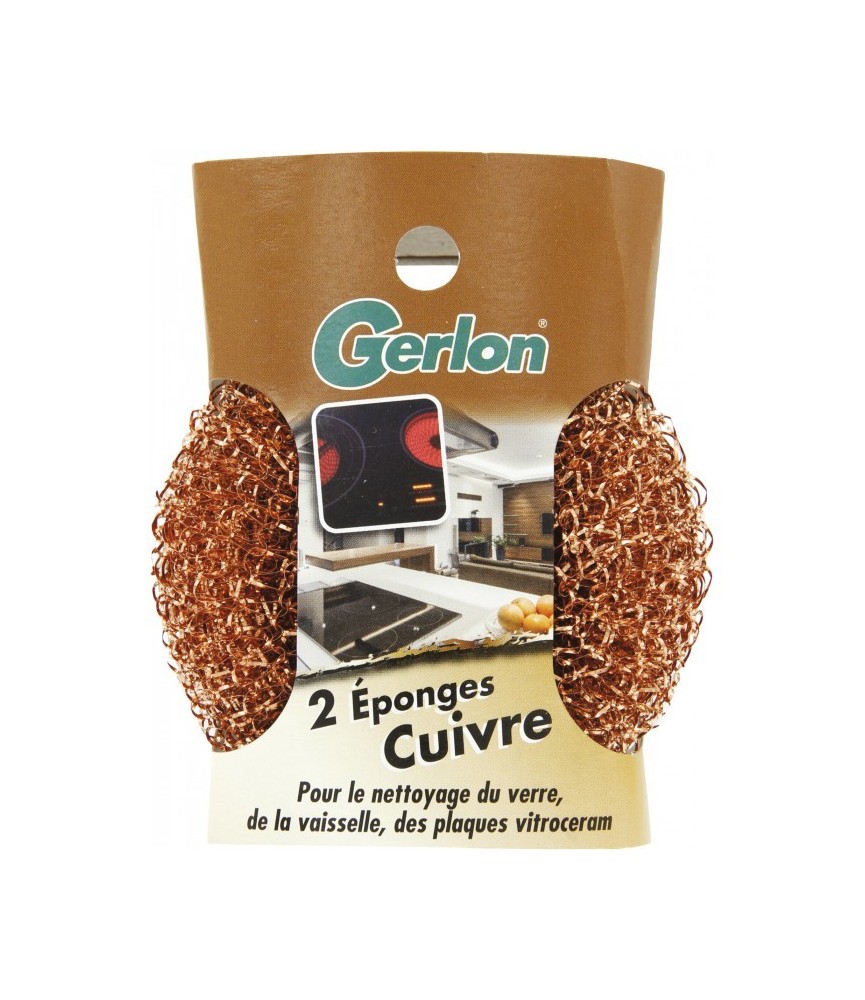 Eponge cuivre modèle EL2C - Lot de 2 - GERLON