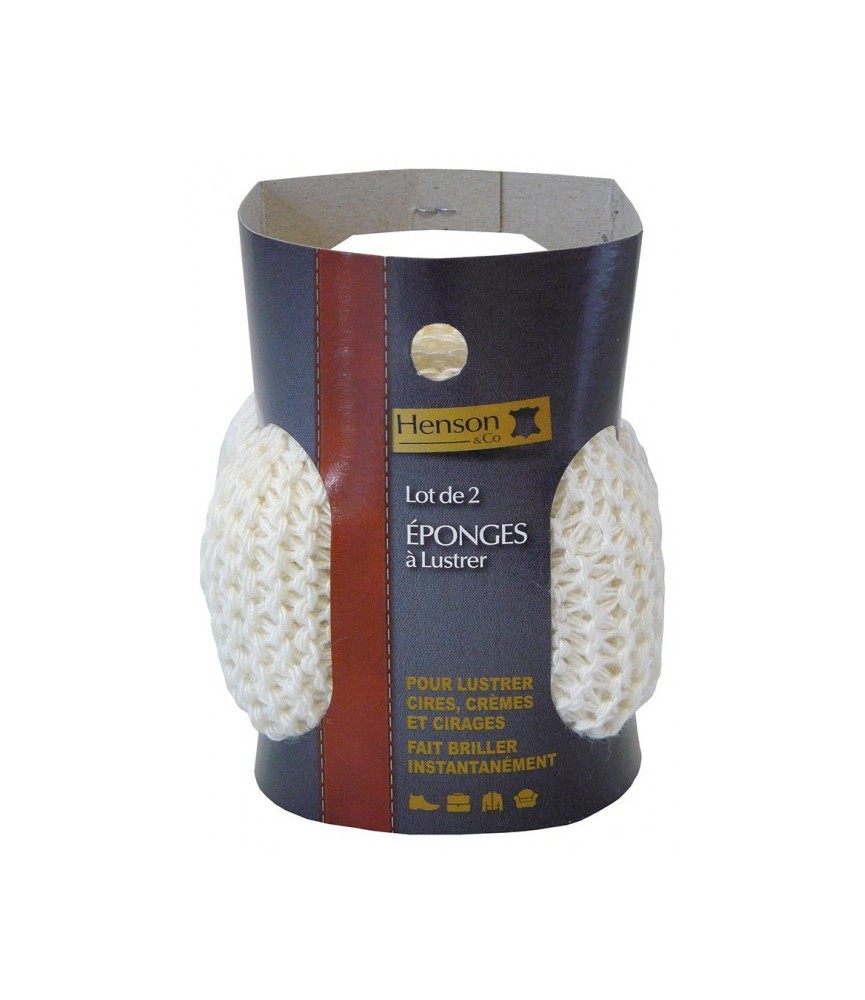 Eponge à lustrer - Lot de 2 - GERLON Eponge à lustrer - Lot de 2 - GERLON