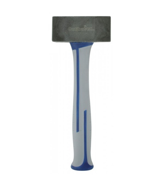 Massette carrée tri-matière angles vifs 1,250 kg - OUTIBAT