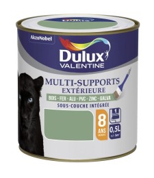 Peinture multi-supports extérieure - Satin - 0.5 L - Vert - DULUX VALENTINE