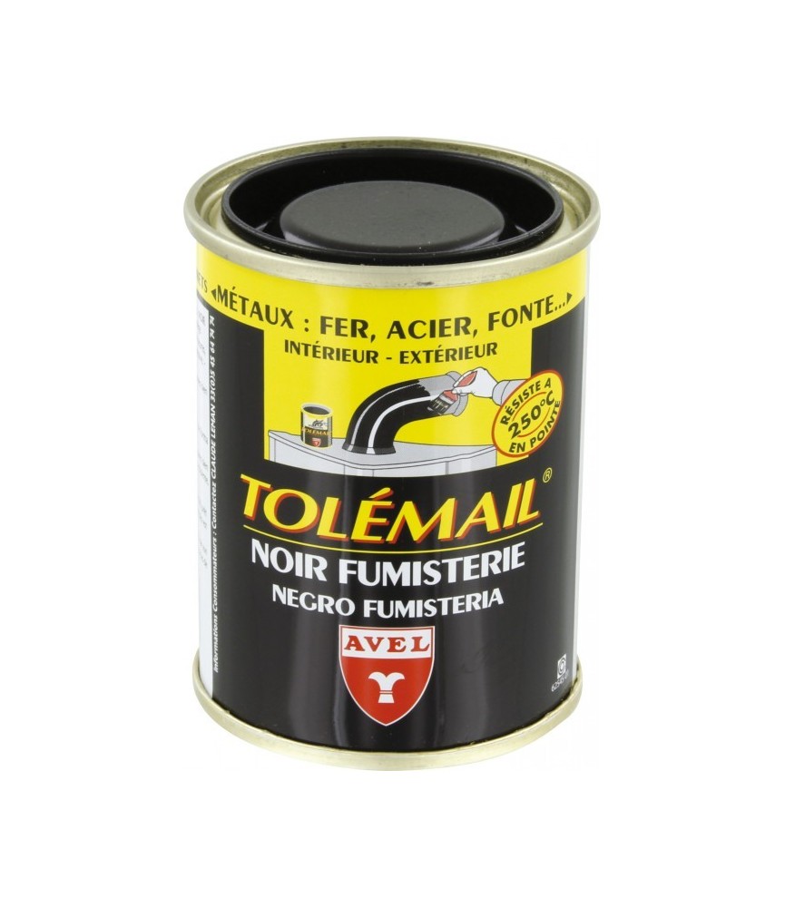 Peinture Fumisterie - Noir - 100 ml - TOLEMAIL Peinture Fumisterie - Noir - 100 ml - TOLEMAIL