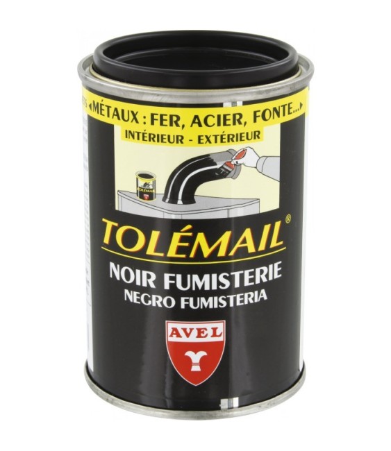 Peinture Fumisterie - Noir - 250 ml - TOLEMAIL