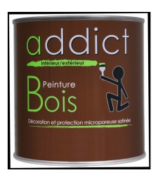 Peinture Bois - Blanc - 500 ml - ADDICT