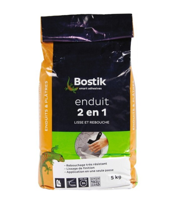 Enduit en poudre 2 en 1 - 5 kg - BOSTIK