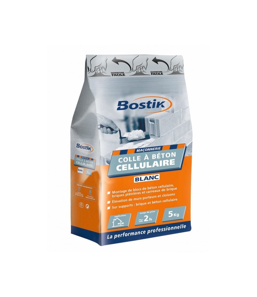 Colle à béton cellulaire - 5 Kg - BOSTIK Colle à béton cellulaire - 5 Kg - BOSTIK