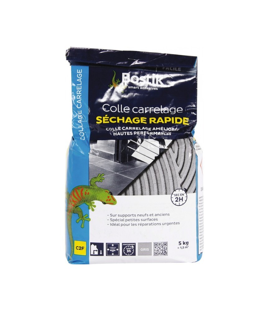Colle carreaux ultra rapide - Chrono 5 Kg - BOSTIK