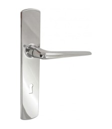 Ensemble de porte Zamac - chromé à Clé L - VACHETTE
