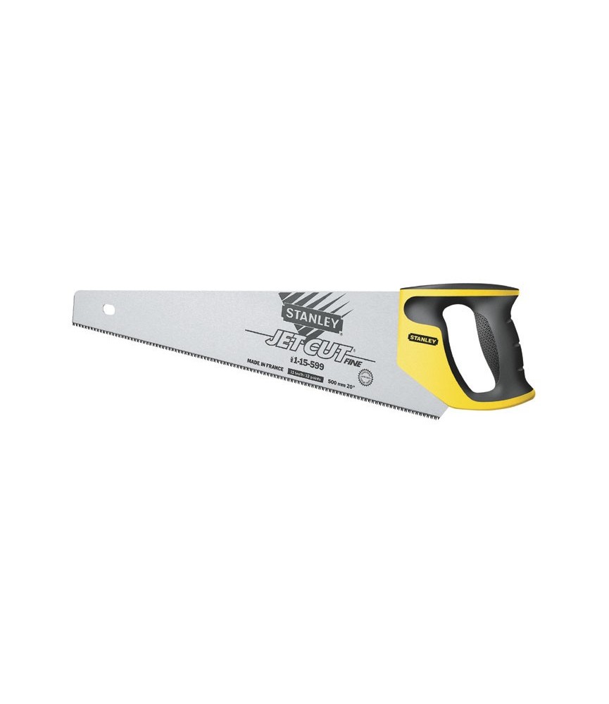 Scie égoïne - Coupe fine - Petite section - Jet Cut - 500 mm - STANLEY Scie égoïne - Coupe fine - Petite section - Jet Cut - 500 mm - STANLEY