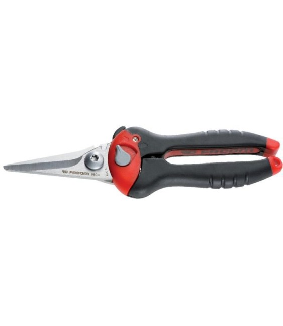 Cisaille coupe-tout multi-usage - Modèle 980 - Lame droite - FACOM