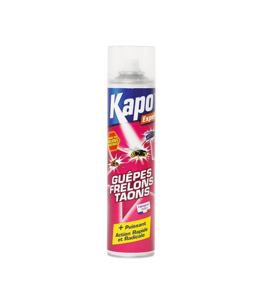 Aérosol Guêpes, Frelons et Taons - 400 ml - KAPO Aérosol Guêpes, Frelons et Taons - 400 ml - KAPO