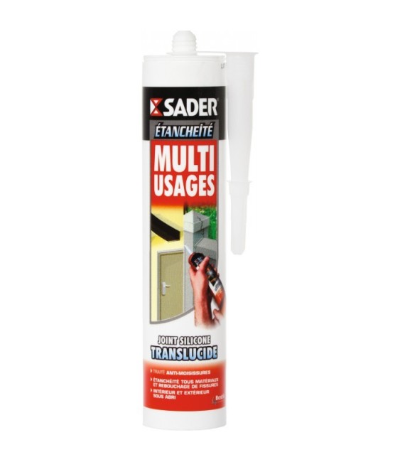 Mastic multi-usages - Translucide - 310 ml - SADER