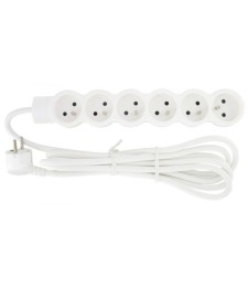 Bloc de prises standard - 6 prises + cordon 3 m - LEGRAND