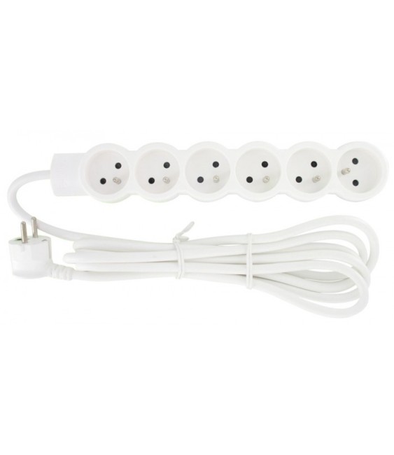 Bloc de prises standard - 6 prises + cordon 3 m - LEGRAND