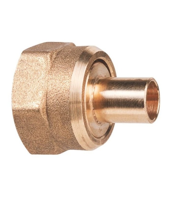 Raccord écrou 2 pièces - 20 x 150 à braser 12 mm - GURTNER