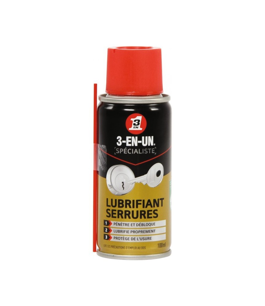 Lubrifiant serrure - 100 ml - 3-EN-UN spécialiste Lubrifiant serrure - 100 ml - 3-EN-UN spécialiste