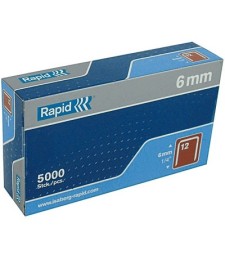 Agrafes décoration et finition N°12 - 6 mm - Lot de 5000 - RAPID
