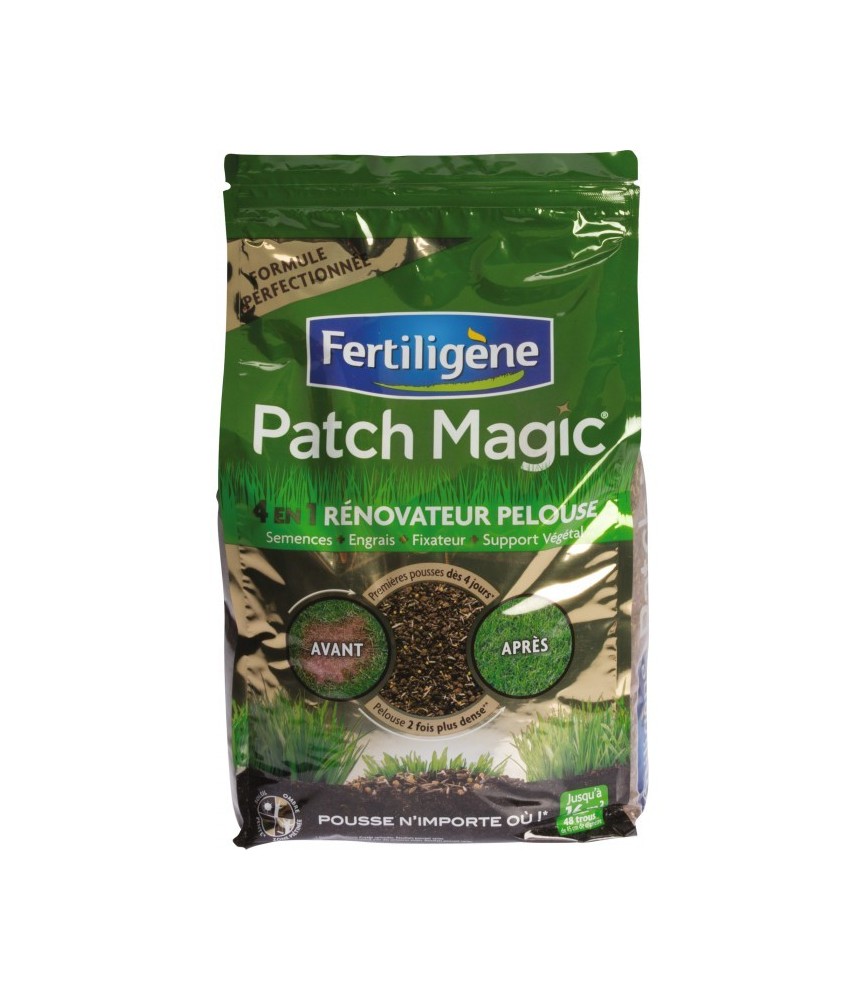Rénovateur de pelouse - Patch Magic 4 en 1 - 3.6 Kg - FERTILIGENE Rénovateur de pelouse - Patch Magic 4 en 1 - 3.6 Kg - FERTILIGENE