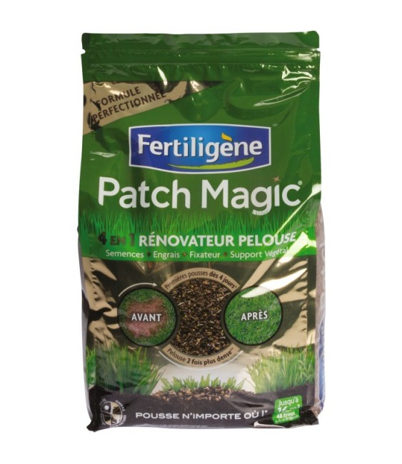 Rénovateur de pelouse - Patch Magic 4 en 1 - 3.6 Kg - FERTILIGENE