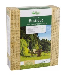 Gazon rustique enrichi - 35 m² - 1 Kg - LES DOIGTS VERTS