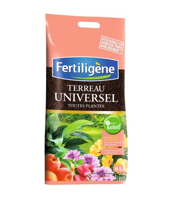 Terreau universel - 6 L - FERTILIGENE