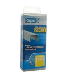 Agrafes décoration et finition N°13 - 6 mm - Lot de 5000 - RAPID