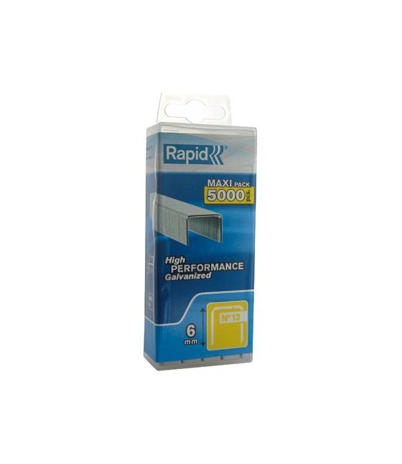 Agrafes décoration et finition N°13 - 6 mm - Lot de 5000 - RAPID