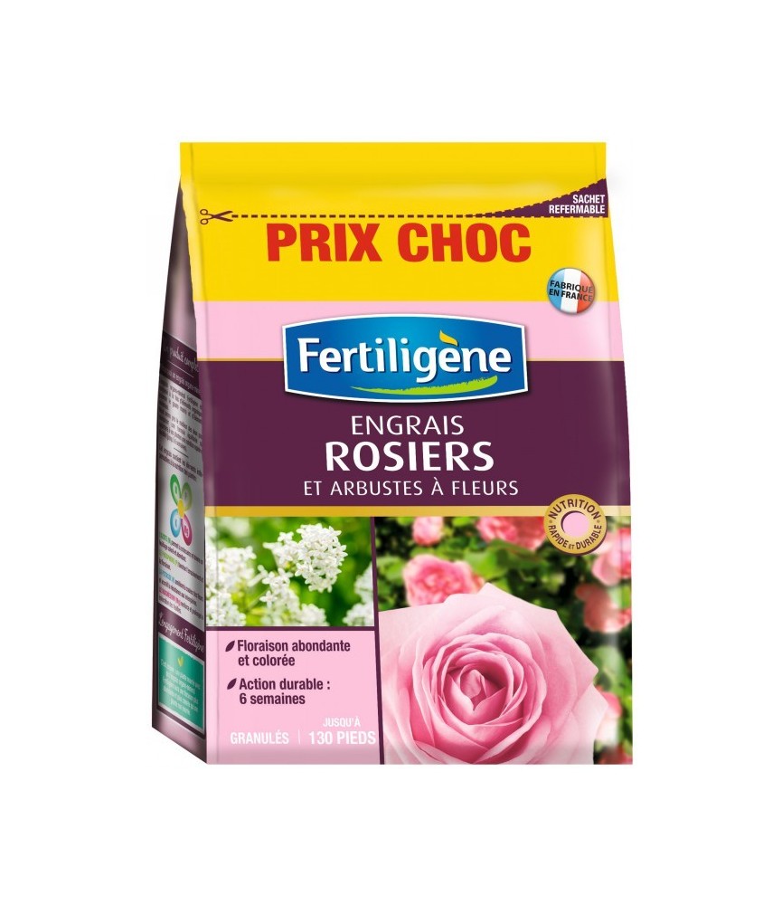 Engrais rosiers et arbustes à fleurs - 2 Kgs - FERTILIGENE Engrais rosiers et arbustes à fleurs - 2 Kgs - FERTILIGENE