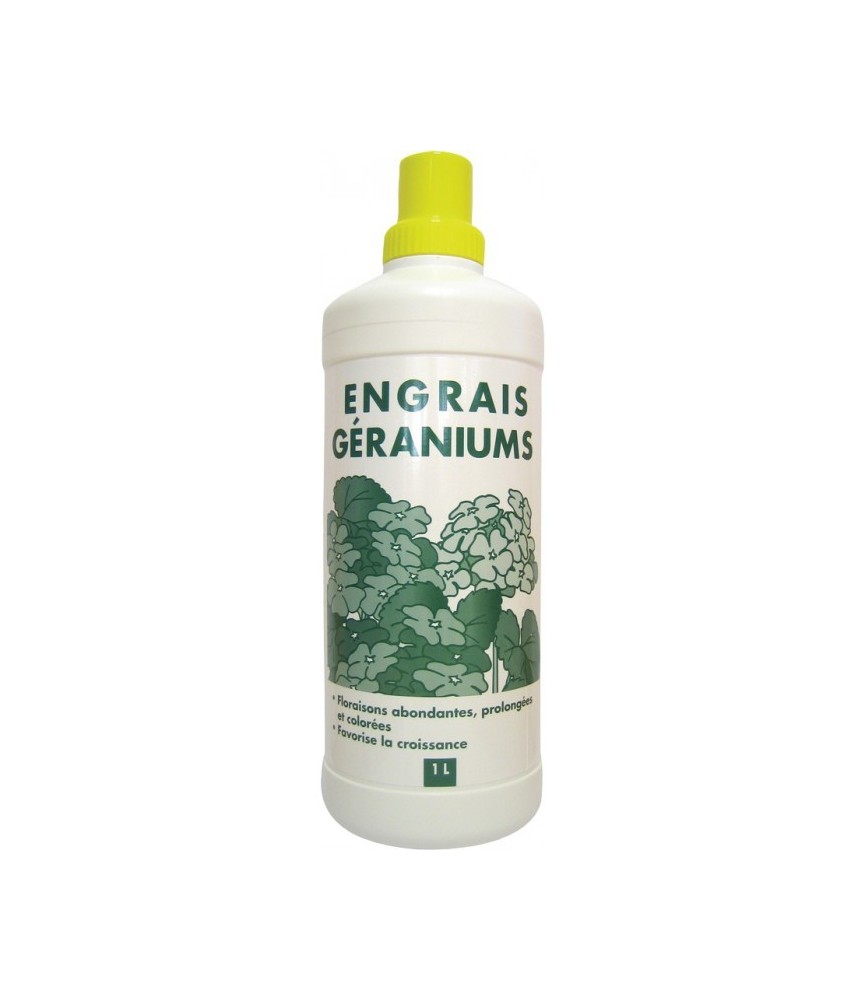 Engrais liquide pour géraniums - 1 L - FLORENDI