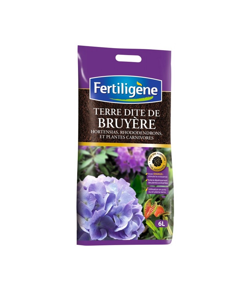 Terre dite de Bruyère - 6 L - FERTILIGENE Terre dite de Bruyère - 6 L - FERTILIGENE