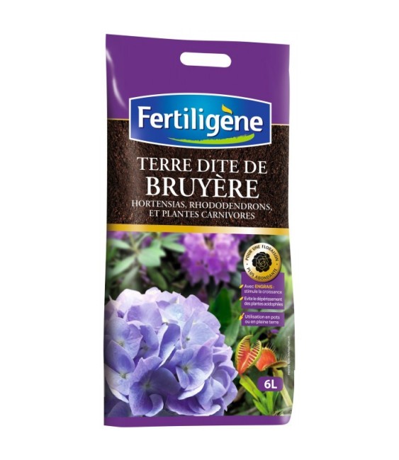 Terre dite de Bruyère - 6 L - FERTILIGENE
